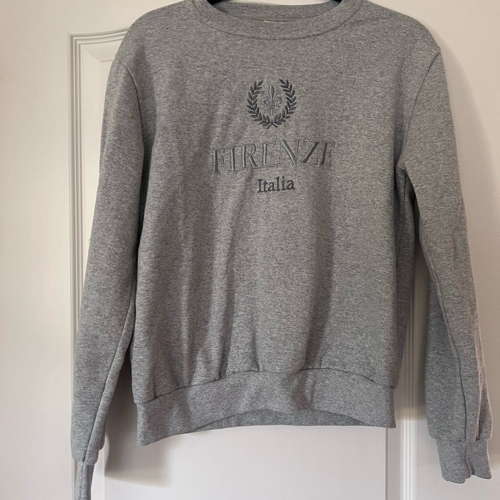 Firenze Italia Gray Sweatshirt